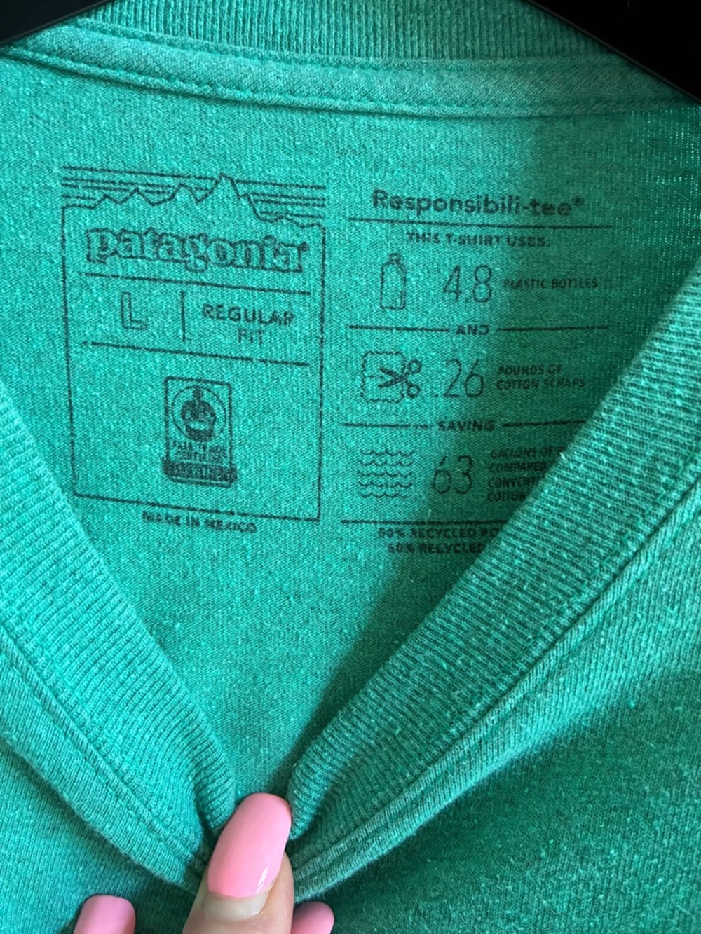 Mens PATAGONIA Shirt, Sz L! Very Good condition! - Picture 3 of 6